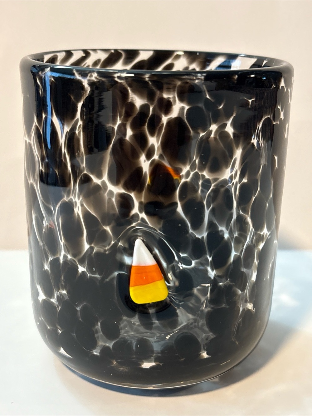 Anthropologie Mystic Icon Black Confetti Glass Candy Corn New In Box